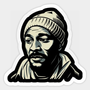 Marvin Gaye // 90s Style Sticker